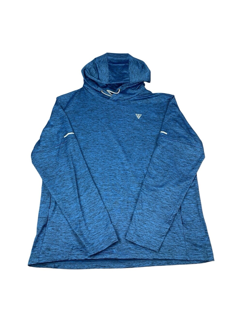 MAELREG Performance Hoodie Mens XL Heather Blue Long Sleeve Golf Pullover NEW